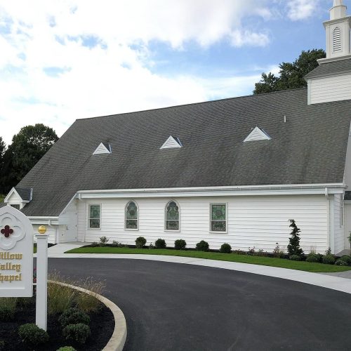 New location of the Willow Valley Chapel